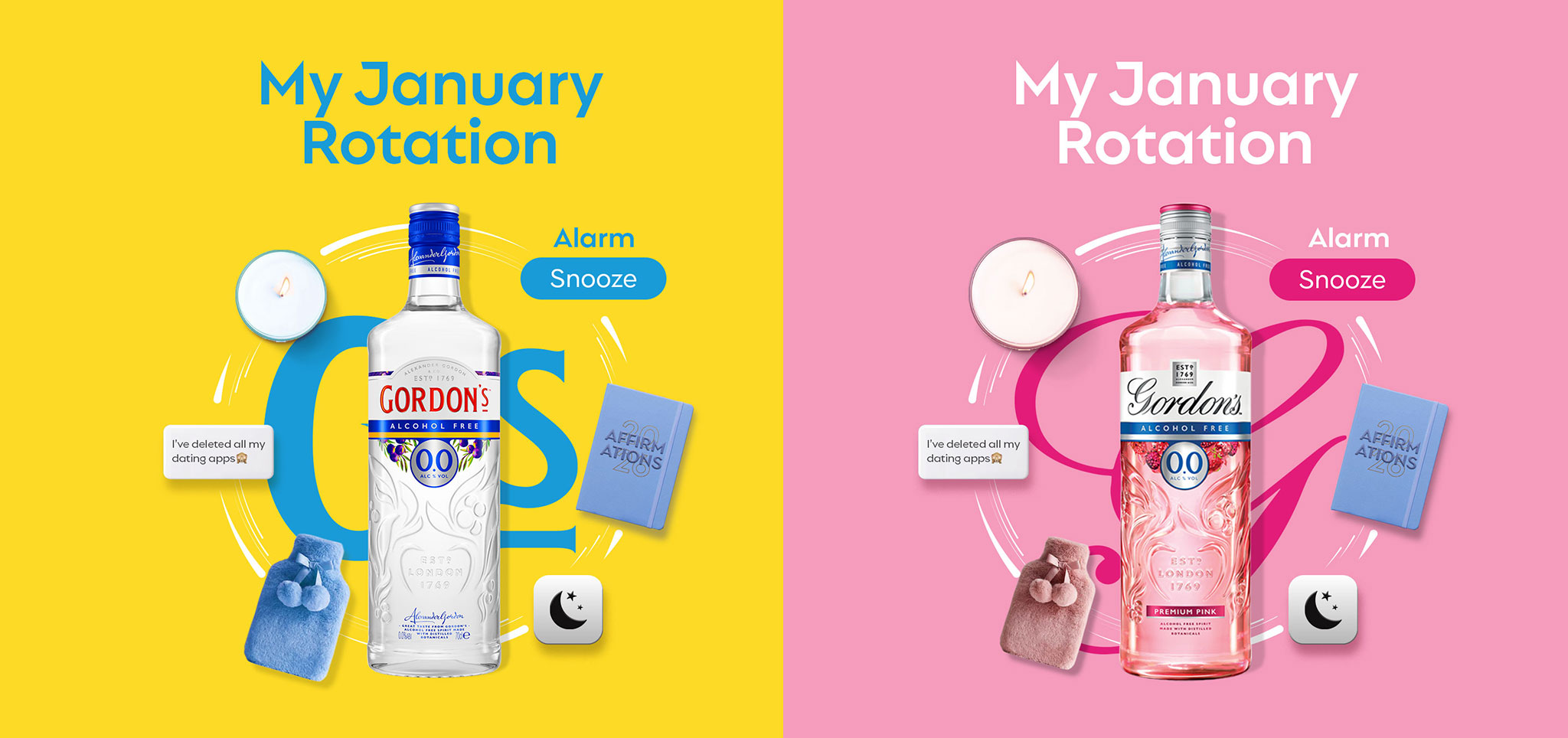 Gordon's January Rotation campaign artwork